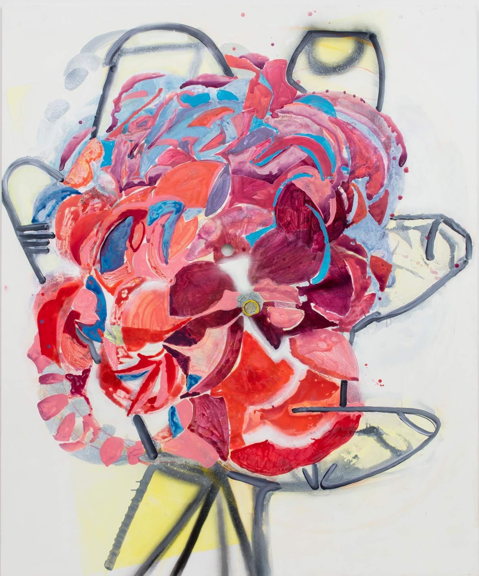 SARAH PICKSTONE-  Rose 2017 240 x 200 cm acrylic on panel .jpg